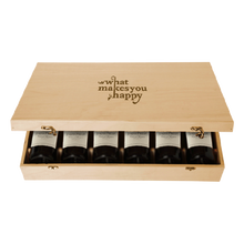 Load image into Gallery viewer, 6 Bottle Wooden Wine Box
