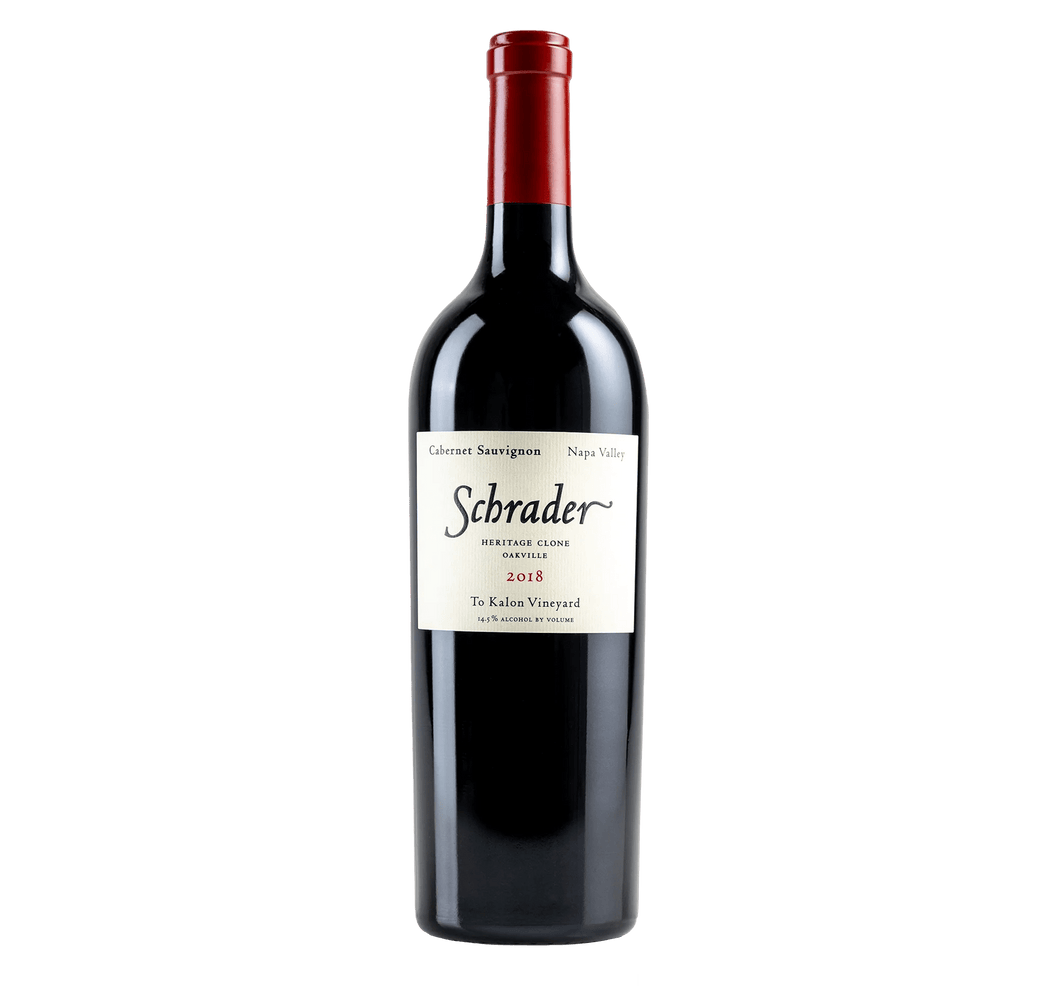 Schrader Heritage Clone Cabernet Sauvignon 2018, To Kalon Vineyard