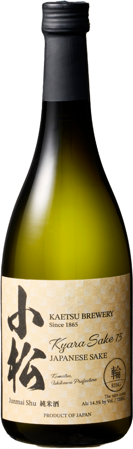 Kaetsu Ring Kyara Sake 75 Junmai Shu, Ishikawa