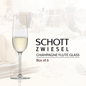 Schott Zwiesel Champagne Flute Glass - Box of 6