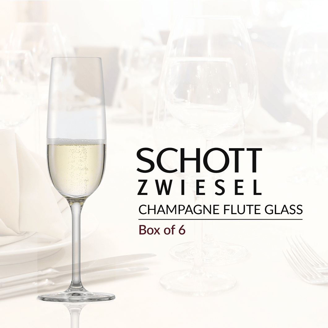 Schott Zwiesel Champagne Flute Glass - Box of 6